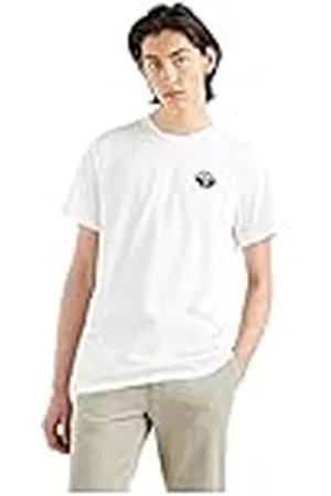 Dockers T-shirt för män, Lucent White + Wing & Ankare, XS