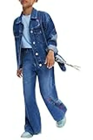 Desigual EXT_EMI, 5053 DENIM MEDIUM WASH, 7/8, , 8 år