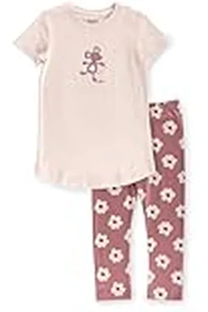 sigikid Flicka barn pyjamas tvådelad pyjamas ekologisk bomull sommar nattkläder pyjamasset, , 86