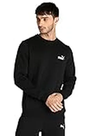 PUMA Herr Ess Small Logo Crew Sweatshirt, Svart, M