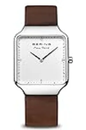 Bering Unisex Analogt Quarz Max René Collection armbandsur med Kalvskinn Armband och Safirglas