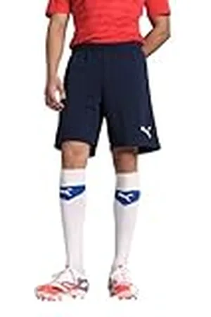 PUMA Herr Shorts Teamrise Short, Fredsgrötan vit, S