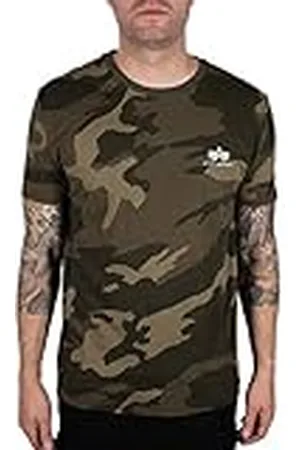 Alpha Industries Basic T Small Logo Camo T-shirt för män