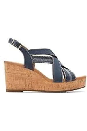 Clarks Premium Sabina Sling Sandal, Navy Nubuck, 3,5 UK, , 36.5 EU