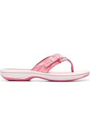 Clarks Premium kvinnors Brinkley Sea Flip-Flop, Pink Ombre, 6 UK, , 39 EU