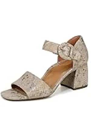 Vionic Kvinnors Chardonnay klackad sandal, havregryn ormläder, 6 UK, , 39 EU