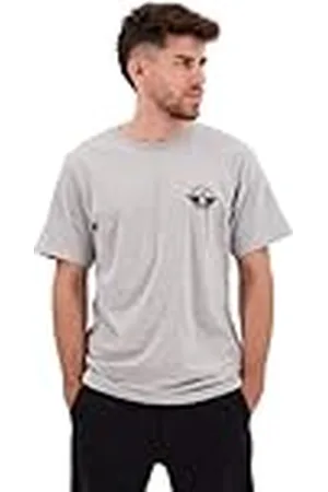 Dockers T-shirt för män, Grå Heather + Wing & ankare, M