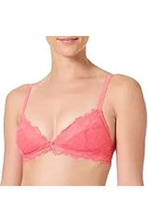 Emporio Armani Kvinna evig spets vadderad triangel BH rosa L, , L