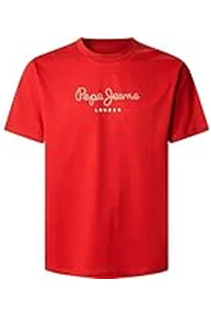 Pepe Jeans Herr EGGO N T-shirt, röd (RUGBY RED), XXL, , XXL