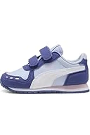 PUMA Unisex Baby Cabana Racer SL 20 V INF sneakers, coolt väder vit-blå kristall-rosa mauve, 5 UK barn, Coolt väder vit blå kristall rosa malvafärgad, 22 EU