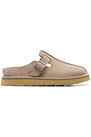 Clarks Solsbury Mule Slide Sandal, Grey Suede, 12 UK, , 12