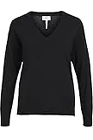 Object COLLECTORS ITEM dam Objthess L/S V-ringad stickad pullover noos tröja, , S