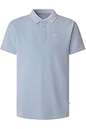 Pepe Jeans Oliver GD pikétröja för män, blekblå, XS, , XS