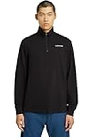 G-Star Herr checquard tweeter halv dragkedja t-shirt, , L