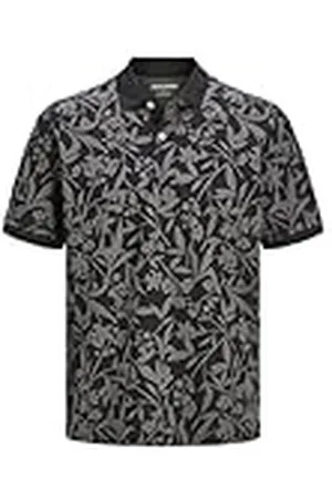 JACK & JONES Jjjeff Monochrome AOP Polo Ss, , XL
