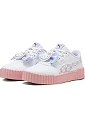 PUMA Carina 3.0 HK & FR PS Basket, vita frukter och rosor i kallt väder, 32 EU, Vita frukter och rosor i kallt väder, 32 EU