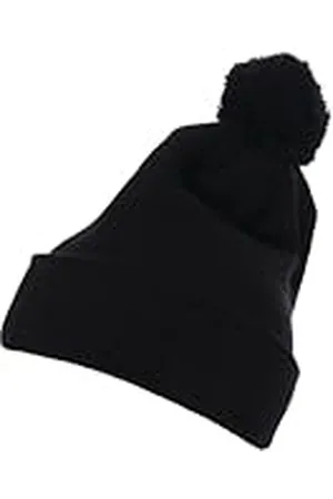 Flexfit Unisex Cuffed Pom Knit Beanie-mössa, , En Storlek