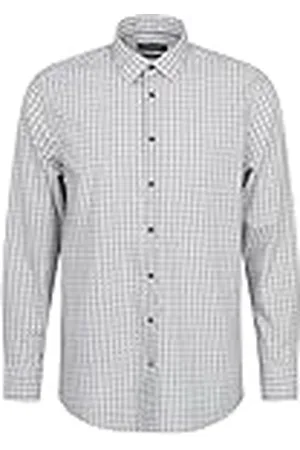 Bugatti Herrskjorta under-button-down långärmad modern passform, , M