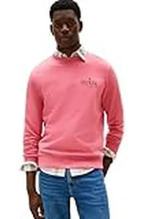 Tommy Hilfiger Herr HILFIGER STACKED TRÖJOR MW0MW39376 Pullover sweatshirt, , L, , L