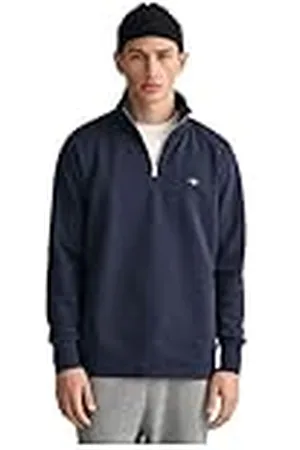 GANT Herr Reg Shield half zip sweatshirt, , XXL
