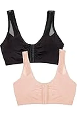 Fruit Of The Loom Sport-bh för kvinnor med stängning fram och nätremmar, , 34