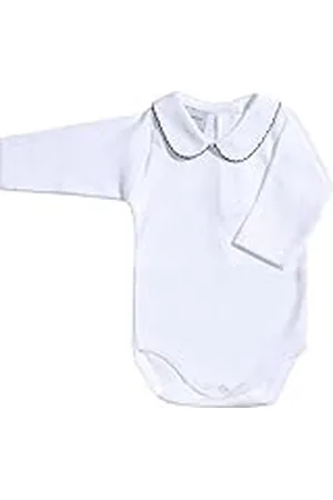 BABIDU Unisex babybody C.Polo pikétröja, vit, 1 månader, Vit, 0 Månad