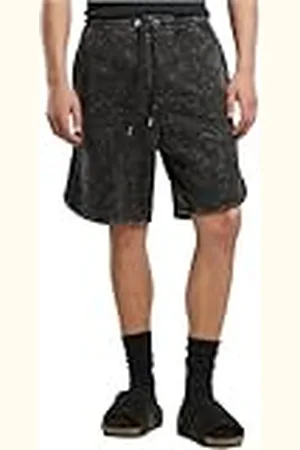 Urban classics Herrshorts, tvättade piped-shorts, rörshorts med dragsko för män, storlekar S – 5XL, , 5XL