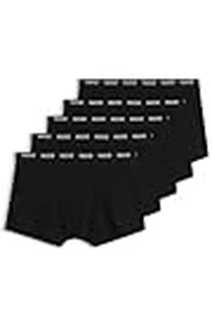 HUGO BOSS Trunk Five Pack för män, fempack, åtsittande boxershorts av stretchbomull med kort ben och logotyper på linningen, , XXL