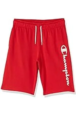 Champion Unisex barn Legacy American Classics Ultra Light Powerblend Terry Logo Bermuda Shorts, , 3-4 år