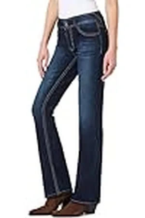 Wallflower Dam Luscious Curvy Bootcut Mid-Rise Insta Stretch Juniors (Standard och plus) jeans, Betsy, 5 långa, Betsy, 5 Lang