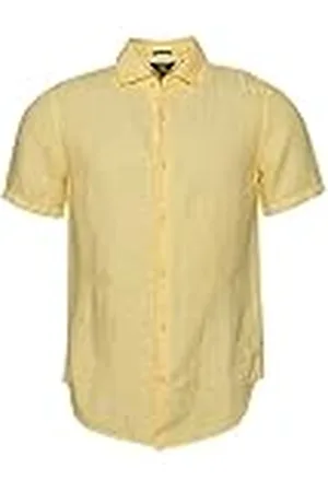 Superdry Studios Casual Linen S/S Shirt Herrtröja, , XXL