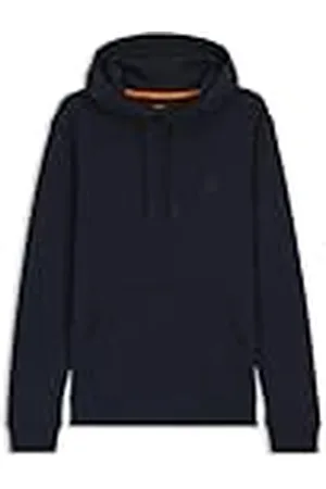 HUGO BOSS Wetalk huvtröja i bomull fleece med logotyp för män, , 5XL