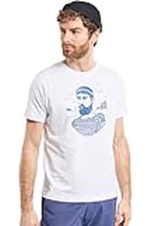 Armor.lux Armor Lux Herr lättviktig bomull marin kortärmad t-shirt med rund hals, , XXL