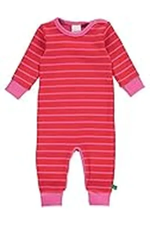 Green Cotton Stripe Bodysuit Små sovande barn spädbarn, , 68
