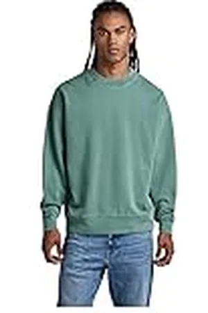 G-Star RAW Löst sittande tröja för män, grön (Renässans Foliage Green gd D249-G004), XXL, , XXL