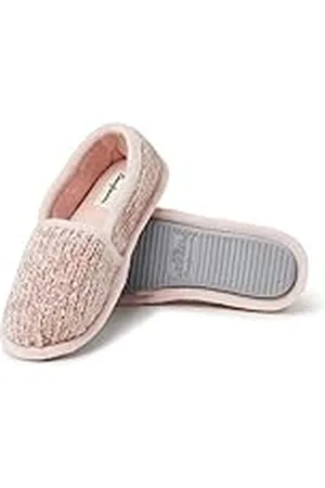 Dearfoams Dam Chenille A-linje toffel, - Large