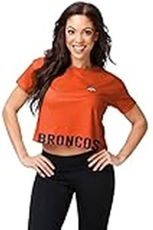 FOCO Damer NFL Team Logo Ladies Fashion Crop Top skjorta, , M