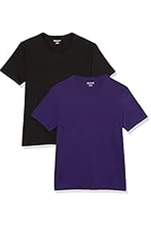 Amazon Mäns Slim-Fit kortärmad V-ringad t-shirt, paket med 2, , Small