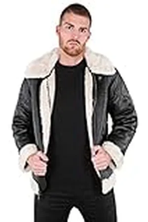 Alpha Industries B3 FL läderjacka för män