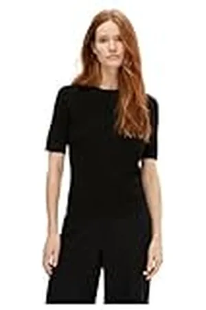 SELECTED Damer Slfelinna New Ss stickad topp Noos tröja, , M