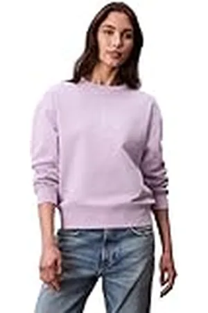 Calvin Klein Jeans dam LS MNLG FRNCH TRRY R LV047B234G tröjor, , XXS, , XXS