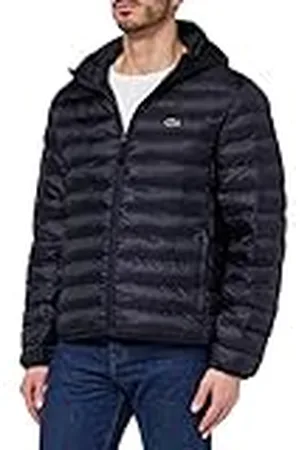 Lacoste Herr quiltad jacka BH0539, herr utomhusjacka, blus, dragkedja, , 50