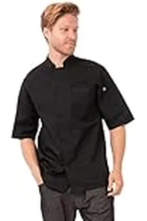 Chef Works Valais kockrock för män (1-pack), Svart svart, M
