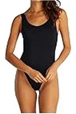 Calvin Klein Dam skopa rygg en del skopa tillbaka baddräkt, svart (vh svart), XS, , XS