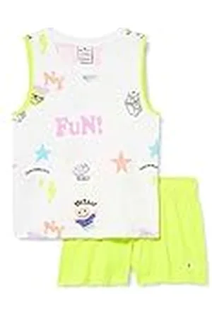 Champion Flicka Legacy Fun Club-All Over-Tank Top & Shorts Komplett, , 5-6 år