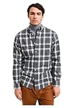 GANT REG Tartan Melange Check Shirt, , XL