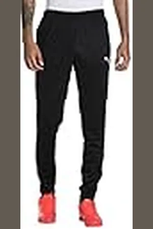 PUMA Herren Jogginghose Teamrise Poly Training Pants, Black- White, M, 657390
