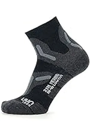 UYN Dam trekking 2 i Merino Low Cut strumpor, svart/grå, 41/42, svart/grå, 42 EU
