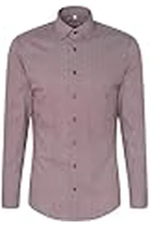 Seidensticker Silkesdekal herr performance-skjorta – slim fit – stretch – kent krage – långärmad – bomullsblandning, , 45