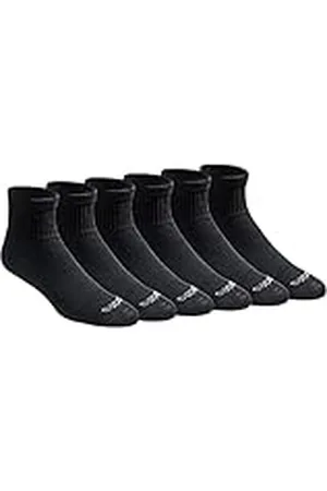 Dickies Herrstrumpor, Dri-tech, fuktkontroll, kvartsstrumpor, tillgängliga i M-XXL (6, 12, 18 par), Large